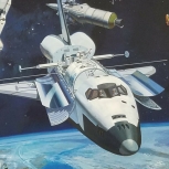 NASA Mural shuttle